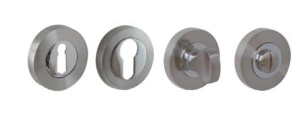ProGriff TD-Giussy auf Rosette–Chrom/Nickel matt
